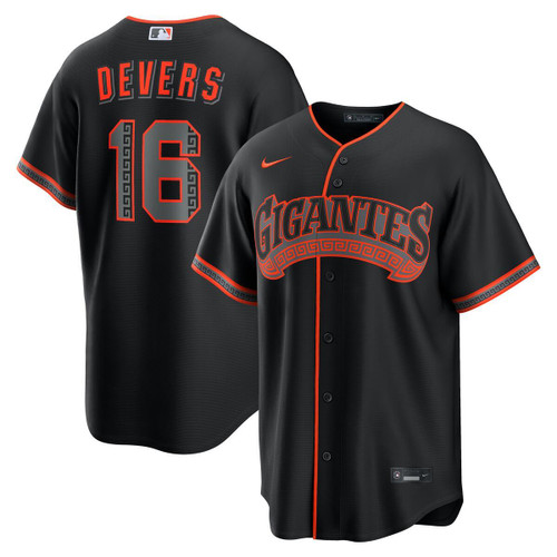 San Francisco Giants Rafael Devers # 16 Gigantes Replica Jersey Anthracite Nike