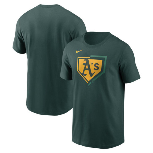Oakland Athletics Mens Spring Address Tee Green Nike