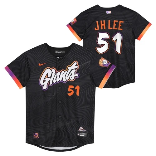 San Francisco Giants Jung Hoo Lee # 51 Youth Preschool Limited Jersey City Connect Black Nike