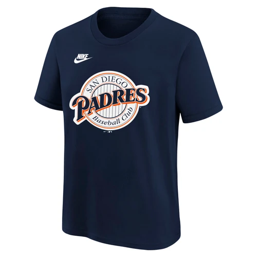 San Diego Padres Youth Cooperstown Retro Tee Navy Nike
