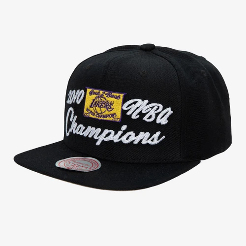 Los Angeles Lakers Snapback 2010 Champions Black Mitchell And Ness