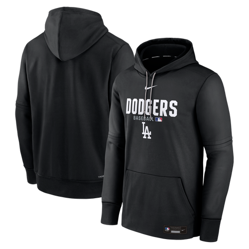Los Angeles Dodgers Mens Hooded Sweatshirt Black Nike