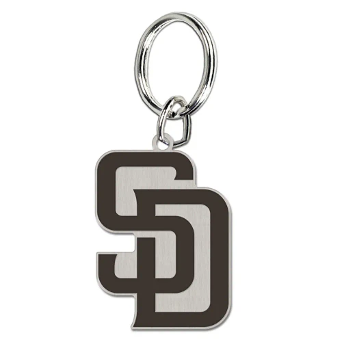San Diego Padres Large Logo Metal Key Chain By Wincraft
