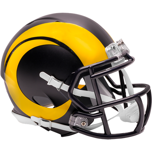 Los Angeles Rams Riddell 2025 Rivalries Collection On-Field Alternate Speed Mini Helmet