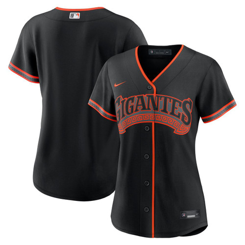 San Francisco Giants Women's Replica Jersey Gigantes Black Nike