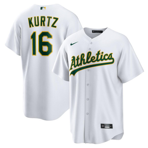Oakland Athletics Nick Kurtz # 16 Replica Jersey Home White Nike