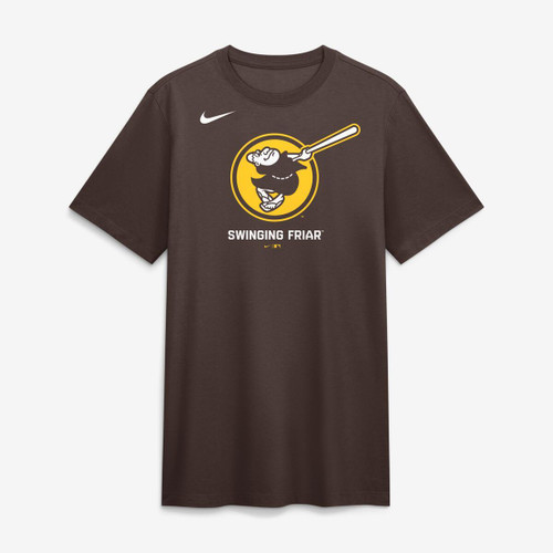 San Diego Padres Men's Friar Logo Tee Shirt Brown Nike