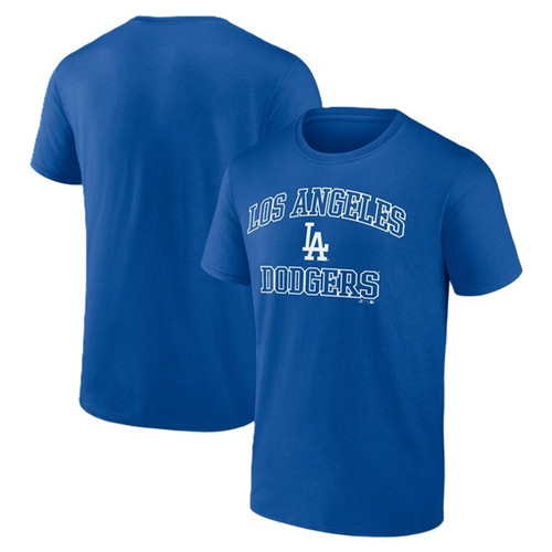 Los Angeles Dodgers Men's Heart And Soul Tee Shirt Royal Blue Fanatics