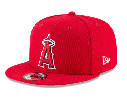 Anaheim Angels NewEra Basic 9FIFTY Red Snapback