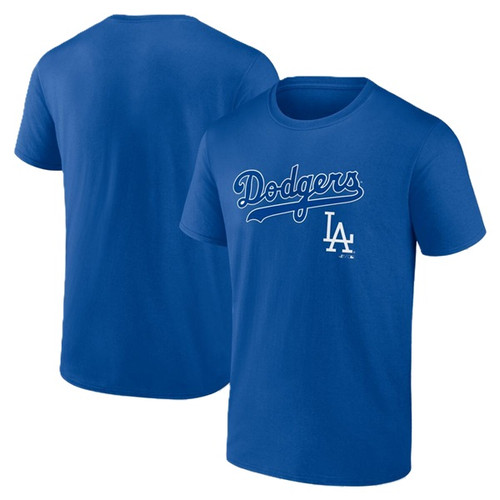 Los Angeles Dodgers Men's Wahconah Tee Shirt Royal Blue Fanatics