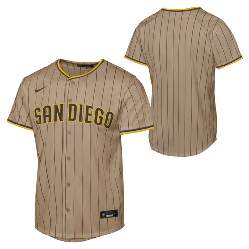 San Diego Padres Youth Sewn Replica Jersey Alternate Tan Nike