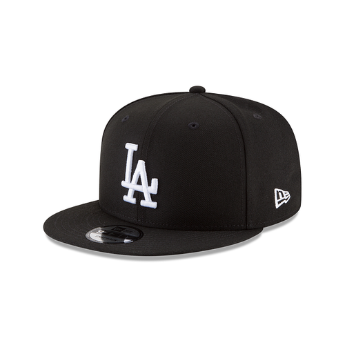 Los Angeles Dodgers Black and White New Era 9Fifty Snapback Hat