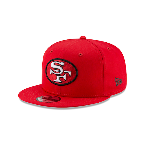 San Francisco 49ers 9Fifty Basic Logo Throw Back Red Snapback Hat New Era