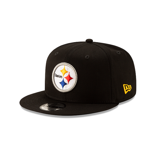 Pittsburg Steelers 9Fifty Basic Logo Team Color Black Snapback Hat New Era