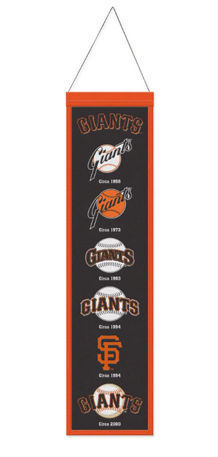 San Francisco Giants 8"x32" Evolution Wool Banner by WinCraft