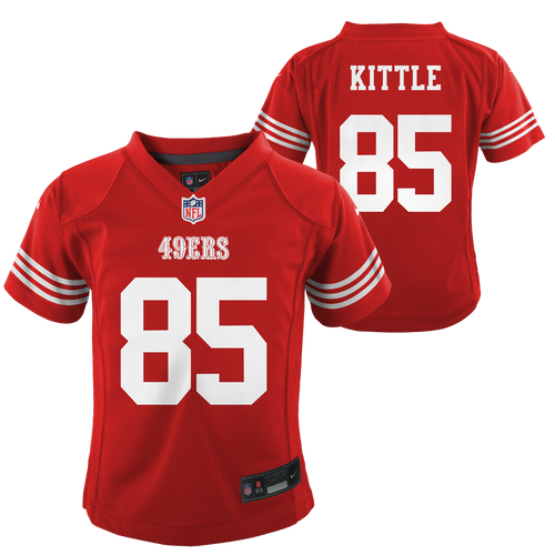 George Kittle San Francisco 49ers Scarlet Nike Toddler Home Game Jersey