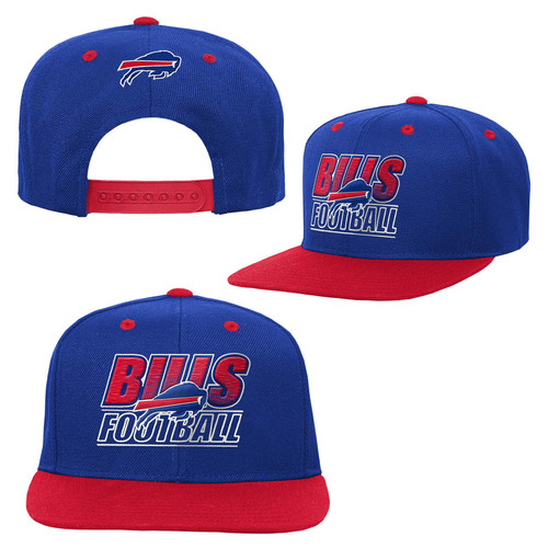 Buffalo Bills Deadstock Twill 2Tone Blue/Red Snapback Hat Youth