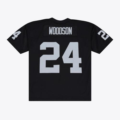 Oakland Raiders Charles Woodson # 24 Legacy Jersey 1998 Black Mitchell And Ness