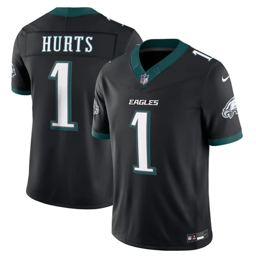 Philadelphia Eagles Jalen Hurts # 1 Limited Sewn Replica Jersey Home Green Nike