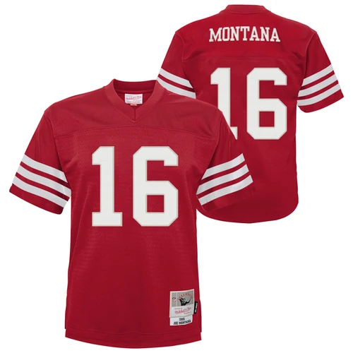 Joe Montana San Francisco 49ers 1990 Mitchell & Ness Throwback Home Jersey - Youth