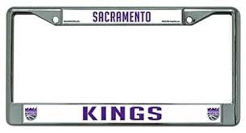 Sacramento Kings License Plate Chrome Frame Sacramento Kings License Plate Chrome Frame