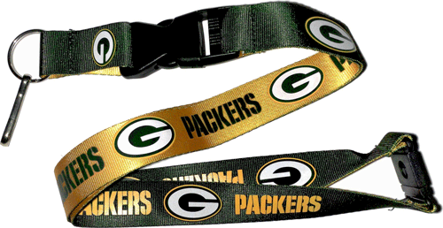 Green Bay Packers Reversible Lanyard