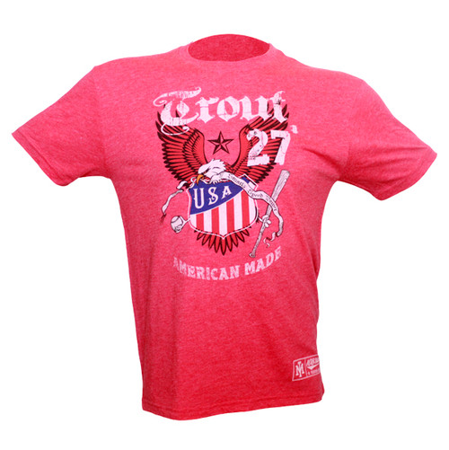 Mike Trout American Made Player T-shirt By 108 Stitches Mike Trout American Made Player T-shirt By 108 Stitches
