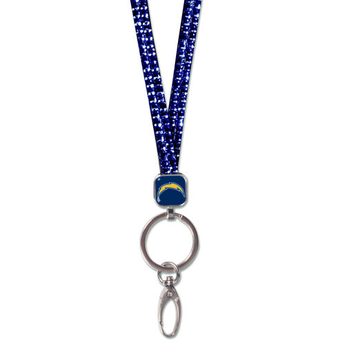 Los Angeles Chargers Crystal Bling Lanyard
