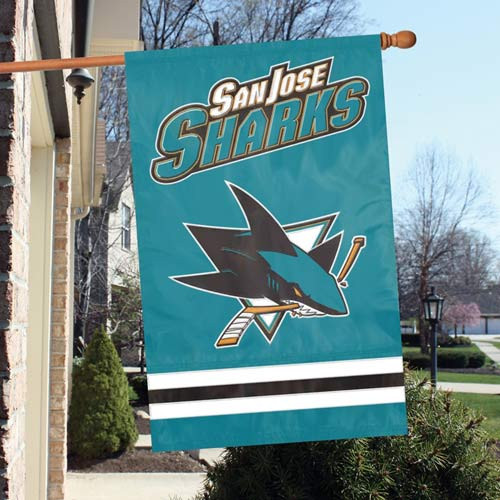 San Jose Sharks 44" x 28" Banner Flag San Jose Sharks 44" x 28" Banner Flag