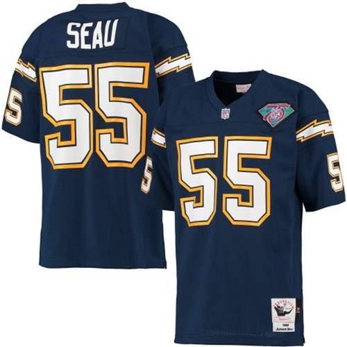 chargers throwback jersey white