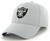 Oakland Raiders '47 Brand MVP Grey Adjustable Hat