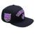 Sacramento Kings Pro Standard Black Stacked Logo Snapback Hat