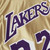 Magic Johnson Los Angeles Lakers Men's Gold Mitchell And Ness 75th Anniversary Jersey 1984-85