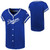 Los Angeles Dodgers Girls Royal Blue Button Up Mesh Jersey