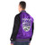 Sacramento Kings Mens Starter Purple and Black Satin Jacket Back