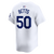  Los Angeles Dodgers Mens Mookie Betts Limited Home White Nike Jersey