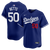 Los Angeles Dodgers Mens Blue Nike Limited Mookie Betts #50 Alternate Player's Jersey
