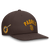 San Diego Padres Brown and Gold Nike Snapback with Friar Side Patch Size S/M 