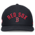 Boston Red Sox Navy Nike Snapback with Arched Name Logo and Side Patch Size M/L 