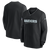 Las Vegas Raiders Mens Black Nike Pullover V Neck Repel Windshirt with Center Name Logo