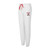 San Francisco 49ers Womens Borough White Poly Pants with Thigh Team Logo by Concept Sports