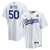 Los Angeles Dodgers Mens White Nike Mookie Betts #50 World Series Players Home Jersey with Patch