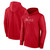 Los Angeles Angels Mens Sport Red Nike Practice Therma Pullover Hoodie with Center Logo