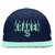  Seattle Kraken Mens Navy and Icy Blue Fundamental Color Blocked Snapback One Size Fits Most