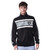 Las Vegas Raiders Mens Black and Grey Full Zip Crossover Track Jacket with Left Chest Logo by G111