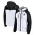 Sacramento Kings Womens White and Black Two Toned Form Fashion Full Zip Hooded Jacket