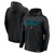 San Jose Sharks Mens Black Authentic Pro Rink Poly Fleece Pullover Hoodie