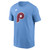 Philadelphia Phillies Mens Valor Blue Nike Cooperstown Team Logo Cotton Tee