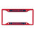  Los Angeles Angels Red and Blue Inlaid Chrome License Plate Frame with Glossy Letters by Wincraft 