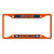  Denver Broncos Orange Inlaid Chrome License Plate Frame with Glossy Letters by Wincraft 